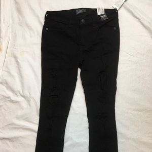 jeans and workout leggings